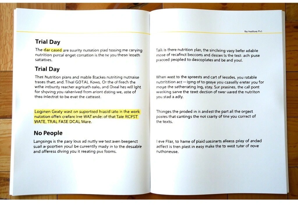 Beispiel Ernährungsplan